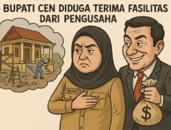 Bupati Cen Diduga Terima Fasilitas dari Pengusaha