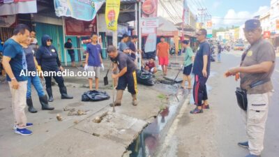 Momok Banjir Bintan, Penyumbatan Fasum Drainase Dampak Dicor Beton