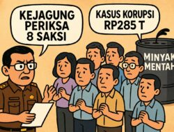 Kejagung Periksa 8 Saksi Baru, dalam Kasus Korupsi Minyak Mentah Rp285 T