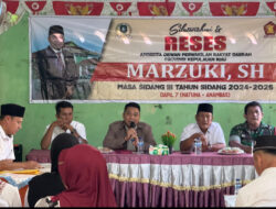 Reses di Desa Ceruk, Marzuki Komit Kawal Pembangunan Jalan dan Fasilitas Publik
