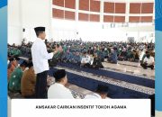 Amsakar Cairkan Insentif Tokoh Agama