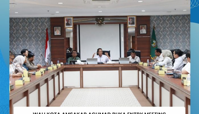 Wali Kota Amsakar Achmad Buka Entry Meeting Pemeriksaan Pendahuluan Kepatuhan Belanja Daerah Tahun 2025