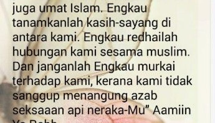 Doa Nabi Hanif, Teladan yang Disuruh Allah Dicontohi Muhammad