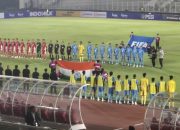Suasana Laga Timnas U-23 Indonesia vs India, Nama Hokky Caraka Paling Dihari-hari Penonton
