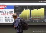 Bursa Asia Naik Didorong Pemulihan Wall Street