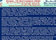 Injil Katolik Kamis 9 Oktober 2025 dan Mazmur Tanggapan