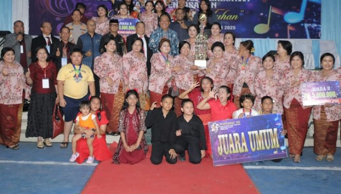 Meriah dan Penuh Sukacita! Bupati Asahan Tutup Pesparawi VIII Tahun 2025