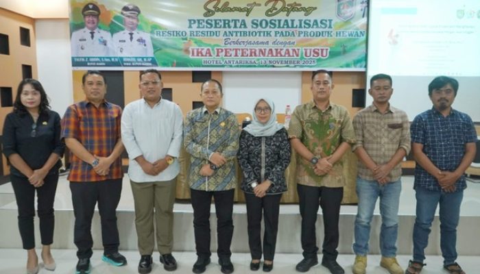 Cegah Risiko Residu Antibiotik, Pemkab Asahan Edukasi Pelaku Peternakan