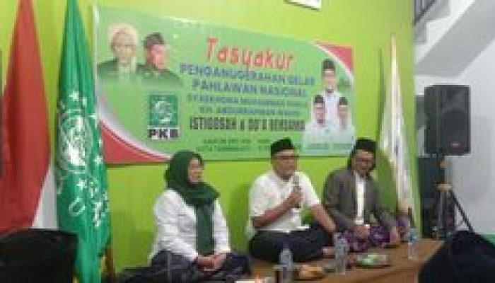 PKB Kota Tasik Rayakan Pengangkatan Gus Dur dan Syaikhona Kholil sebagai Pahlawan Nasional