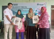 PT Timah Tbk Hadirkan Pelayanan Kesehatan Gratis Dan Berikan Makanan Tambahan Bagi Masyarakat di Karimun