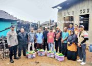 Gaspol, BPBD Salurkan Bantuan & Cek 7 Rumah di Desa Kelong Usai Dilalap Api