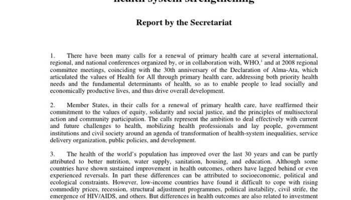 Yobe Tops Primary Health Care Delivery in International Edition