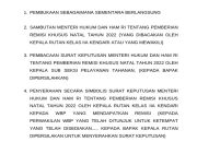 Remisi Natal: 57 Warga Rutan Batam Temukan Harapan Baru