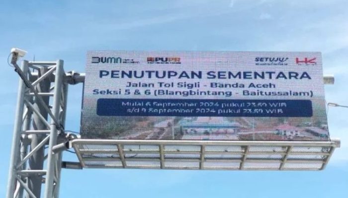 Tol Sigli-Banda Aceh Seksi 1: Buka Jalan Bencana & Nataru
