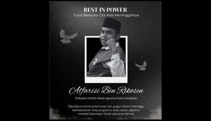 Penyebab Alfarisi terdakwa pembakar Grahadi Surabaya meninggal di Rutan Medaeng, sempat kejang
