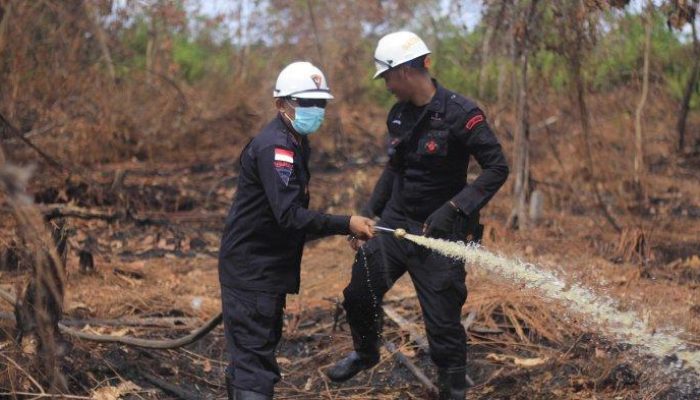 Satbrimob Kalbar Sulap Lahan Kosong Dukung Program Pemerintah
