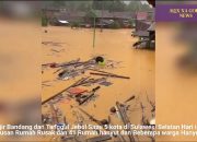 Detik-Detik Tanggul Jebol di Margaasih: Rumah Tenggelam dan Mobil Hanyut