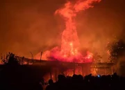 Kebakaran Hebat Landa Pasar Kasongan, 12 Armada Damkar Palangka Raya Berjibaku