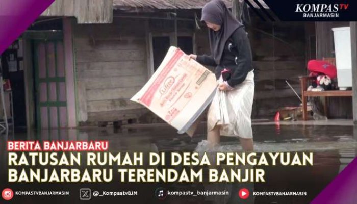 Hunian di Pengayuan Lianganggang Banjarbaru terendam, pilih ngungsi ke bangunan berdinding terpal