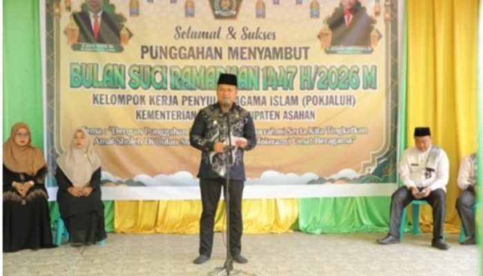 Hadiri Punggahan di Kantor Kemenag Asahan, Wakil Bupati Ajak Masyarakat Tingkatkan Iman Sambut Ramadhan 1447 H