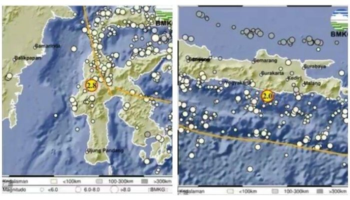 Info BMKG Terkini: Gempa Jatim dan Sulbar, Pusat Gempa di Pacitan dan Mamuju Tengah