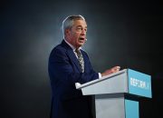 Farage Heckled Repeatedly at London Reform Event