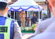 Roby Pimpin Apel Gelar Pasukan Ketupat Seligi di Mapolres Bintan