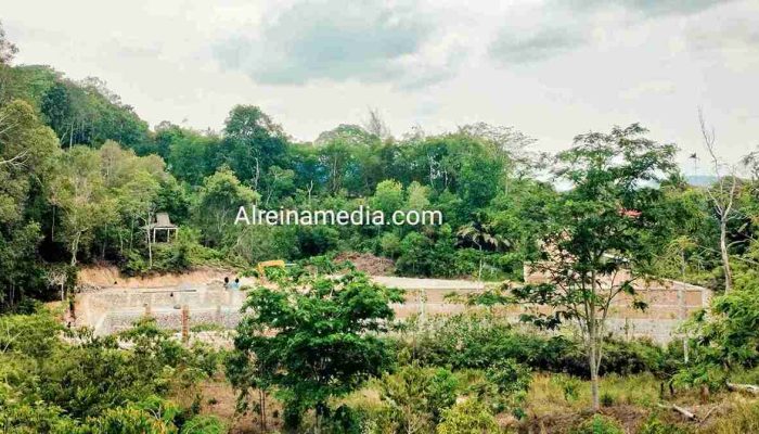 Luar Biasa, Ditemukan Tembok Kokoh & Kolam Buatan di Gunung Lengkuas