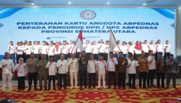 Bupati Asahan Hadiri Pengukuhan Pengurus Abpednas Sumatera Utara