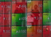 Indeks Bisnis-27 Melemah, Saham MEDC, DSNG, dan PTBA Naik