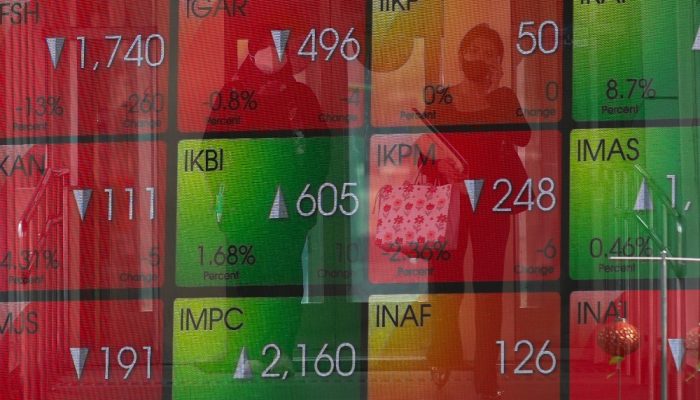 Indeks Bisnis-27 Melemah, Saham MEDC, DSNG, dan PTBA Naik