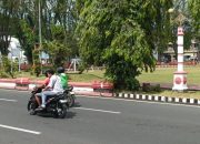 Setengah Jam, 127 Pengendara Motor Tak Pakai Helm Terpantau di Depan Kantor Walikota Manado