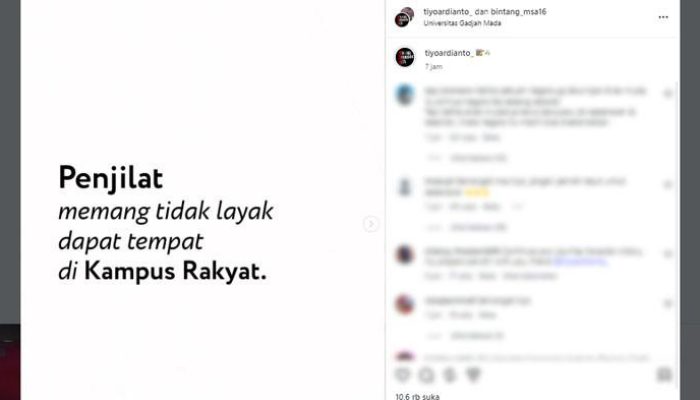 Isi pidato Budiman Sudjatmiko pemicu mahasiswa UGM ngamuk, Tiyo Ardianto bereaksi namanya disebut