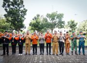 Bupati Iskandarsyah dan Wabup Karimun foto bersama habis acara Apel Perencanaan Sensus Tahun 2026