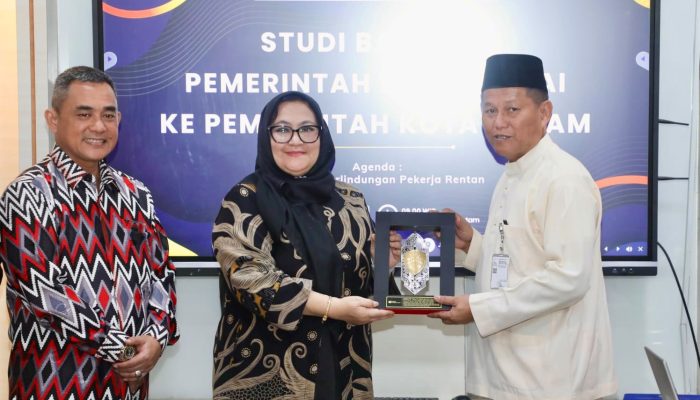 Program Prioritas Amsakar-Li Claudia Jadi Rujukan, Pemko Binjai Pelajari Program Perlindungan Pekerja Rentan