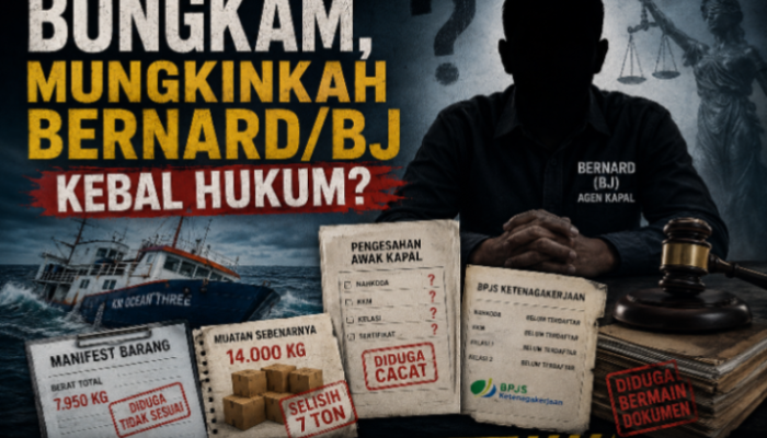 Bungkam, Mungkinkah Bernard/Bujang BJ Kebal Hukum?