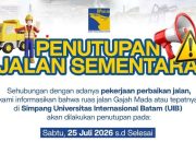 Tingkatkan Keselamatan dan Kenyamanan, BP Batam Lakukan Rekonstruksi Jalan Gajah Mada