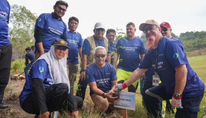Perkuat Ketahanan Air Baku, BP Batam Gandeng Mc Dermott Tanam 400 Bambu Betung di Bendungan Sei Nongsa