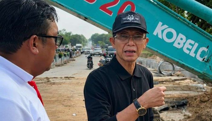Amsakar Achmad Turun Lapangan, Pastikan Perbaikan Pipa Muka Kuning Rampung
