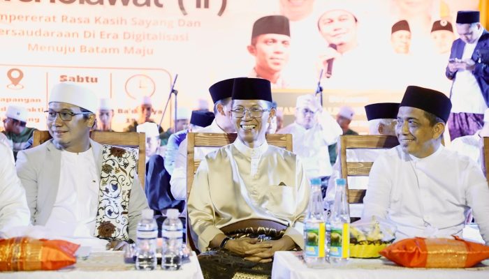 Belakang Padang Bershalawat Jilid 2, Amsakar Ajak Warga Teladani Akhlak Rasulullah