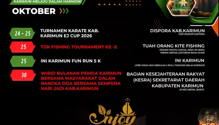 Oktober Karimun Dipenuhi Agenda Hari Jadi ke-27