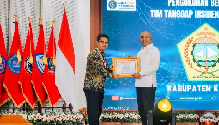 BSSN Kukuhkan TTIS Karimun, Bupati: Data Masyarakat Harus Dilindungi