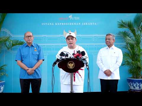 Menpora Erick Thohir Gelar Keterangan Pers di Jakarta, Rekaman Dipublikasikan Sekretariat Presiden